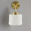 Thumbnail: White Ceramic Wall Sconce Adjustable