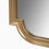 Thumbnail: Gold Scalloped Wood Wall Mirror