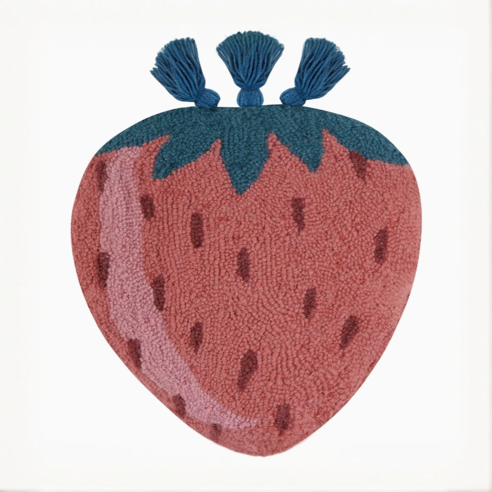 Strawberry Hook Pillow