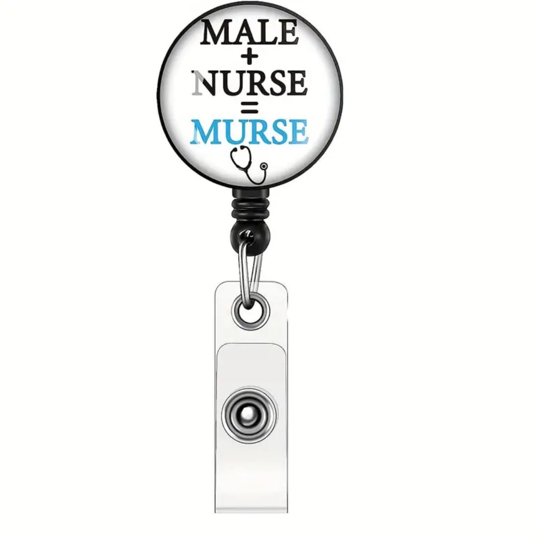 Male+Nurse=Murse Badge