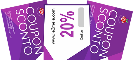 Coupon sconto Le2Mele tagliato senza codice.png