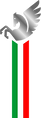Logo Pegaso bandiera italia grigio.png