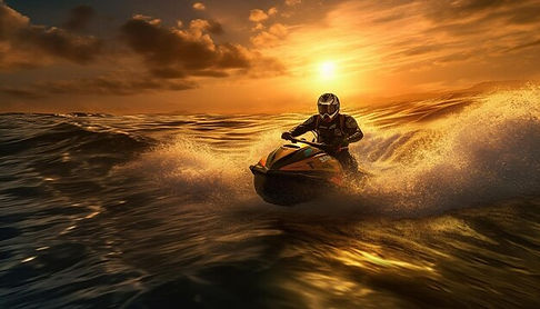 men-riding-waves-splashing-water-extreme-sports-excitement-sunset-generated-by-ai_18591-78
