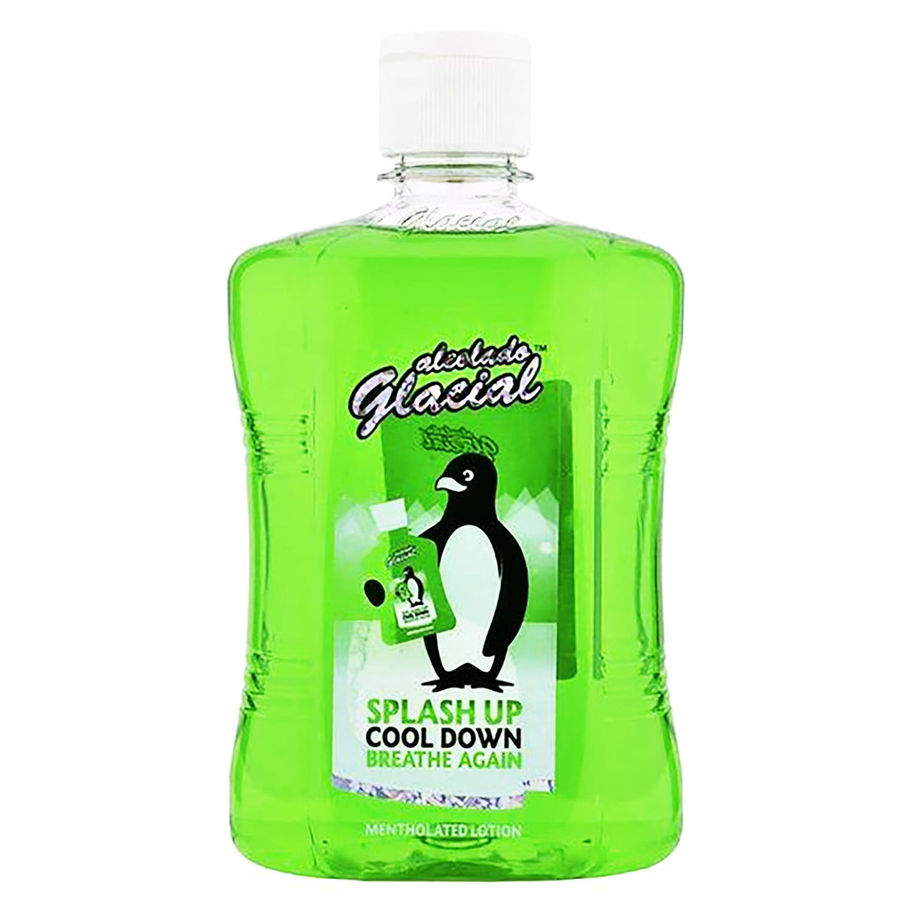 Glacial Splash Up mentholated lotion bottle