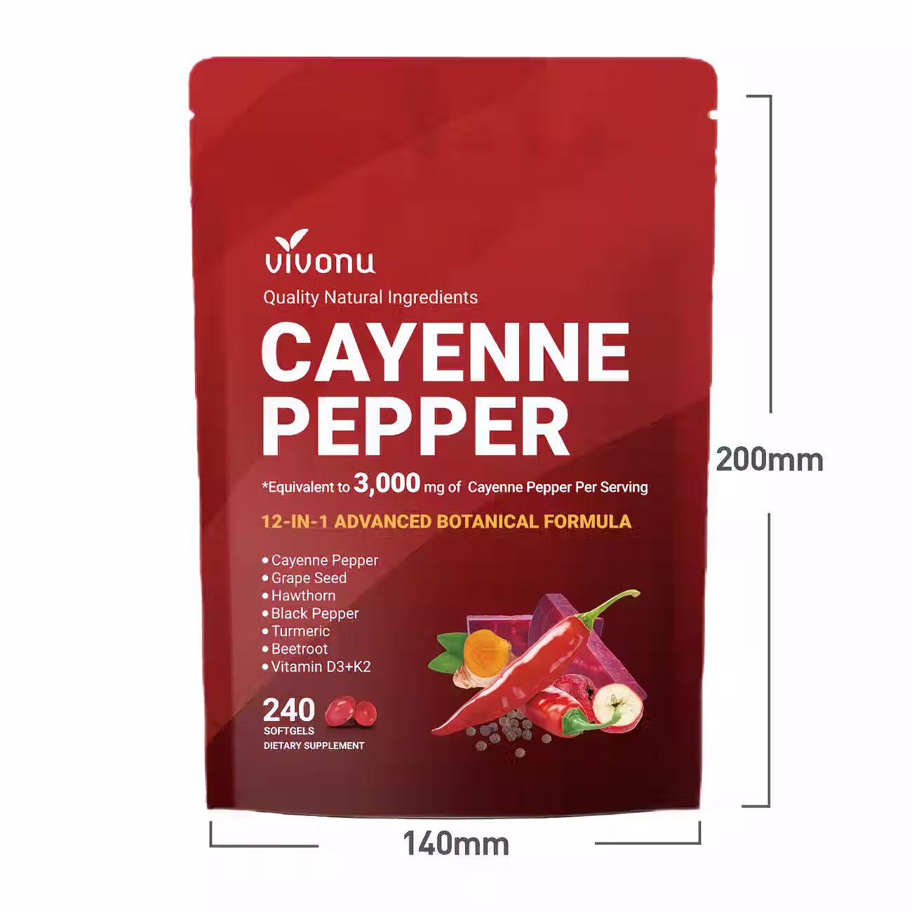 Cayenne Pepper Complex Capsules