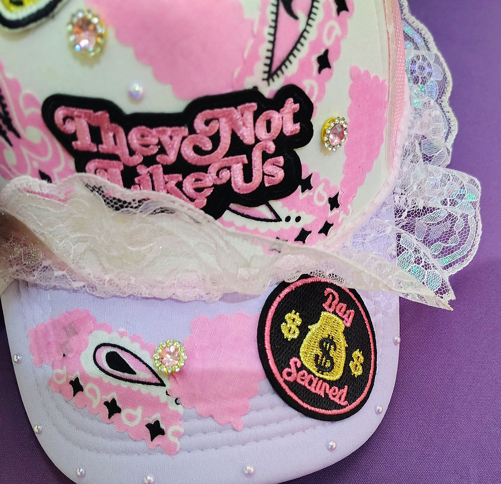 Thumbnail: PINK on PINK LACE, JUNK HAT
