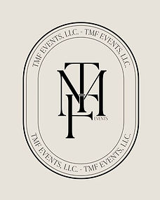 TMF Events wedding planner logo.