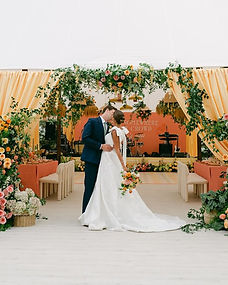 Wedding couple at an Amorology-designed celebration in San Diego
