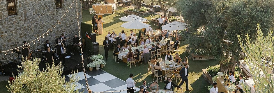 Wedding setting designed and planned by Carly Rae Weddings in Los Angeles