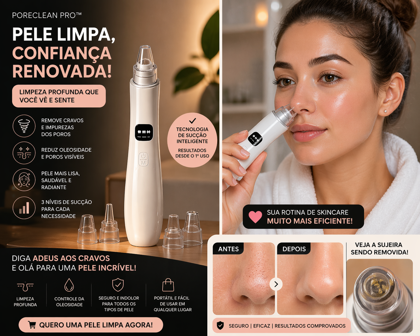 ClearSkin - Removedor de Cravos a Vácuo