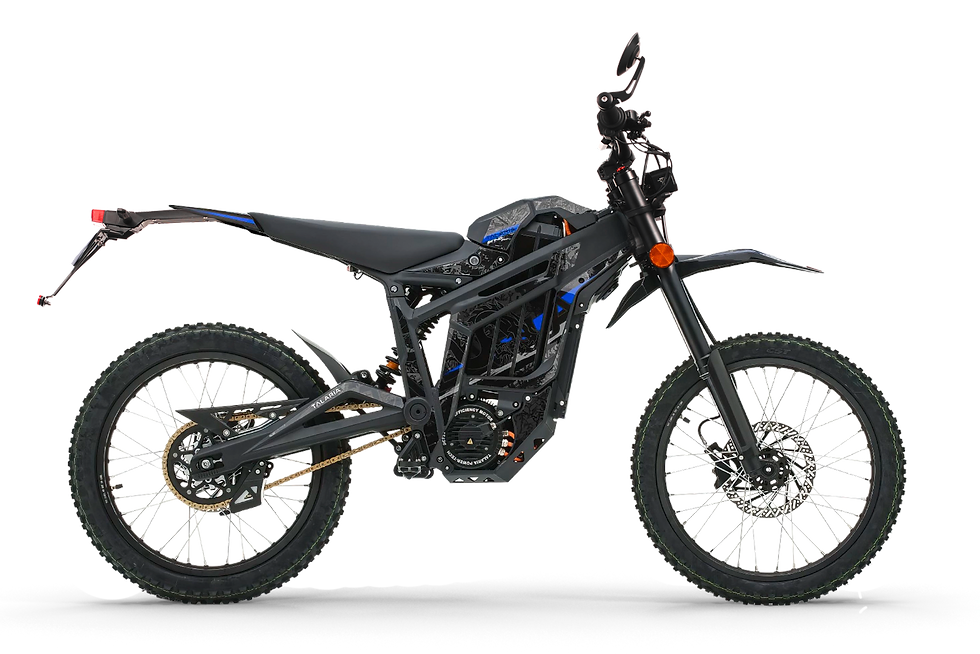 Talaria Sting Pro L1E Azul, vista lateral