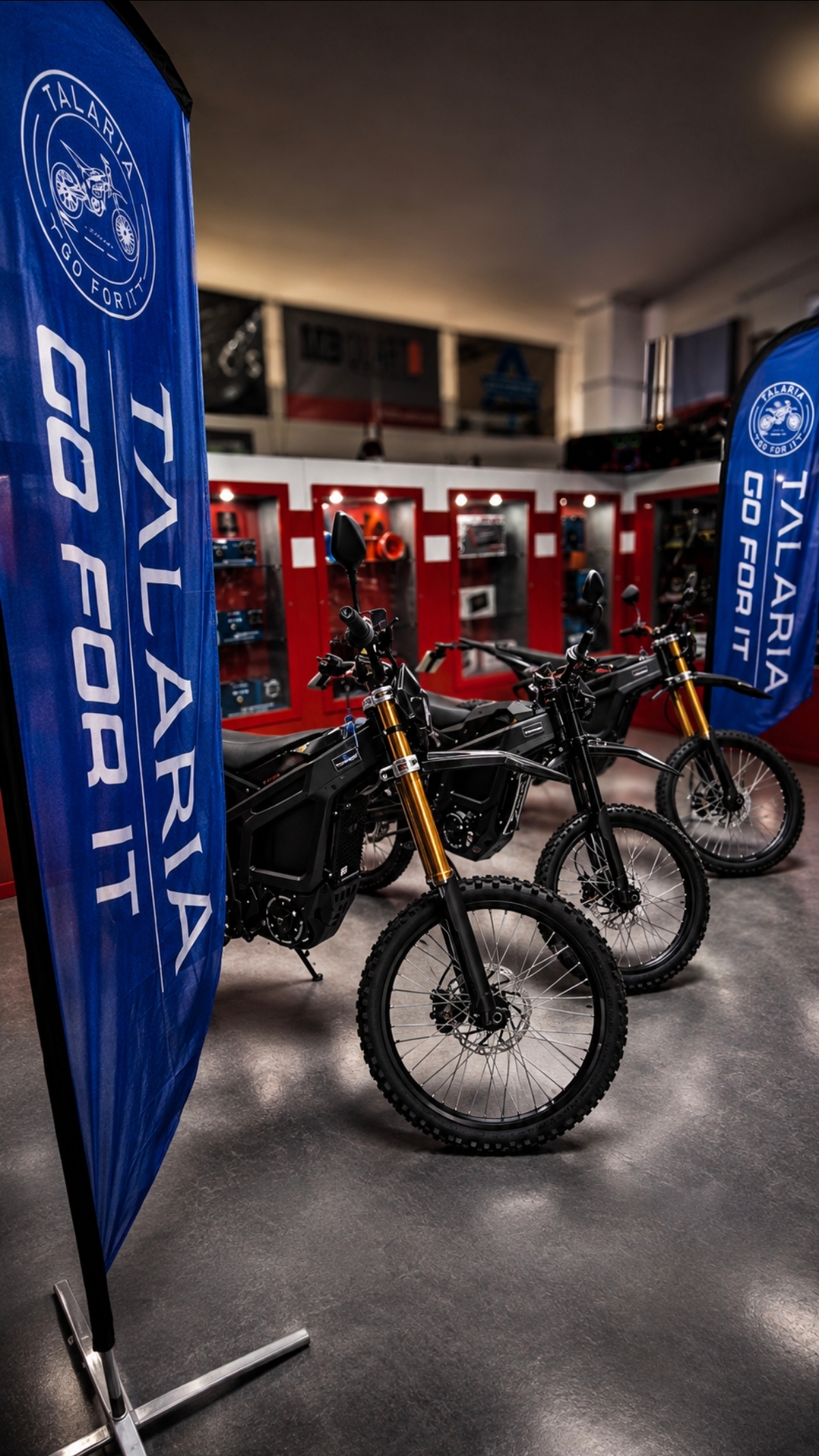 Exposición de motos en Talaria Canarias, fotografía publicada por la empresa en Google