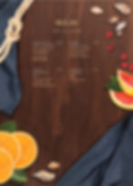 Menu of restaurant "JŪRA"