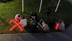 Lāčplēša dienas notikums LU PSK pagalmā, 11.11.2024.