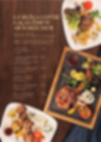 Menu of restaurant "JŪRA"