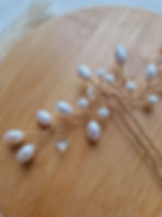 pic peigne cheveux perles accessoires mariage chignon coiffure