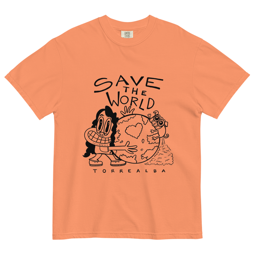 Thumbnail: SAVE THE WORLD - Light Color Unisex T-shirt