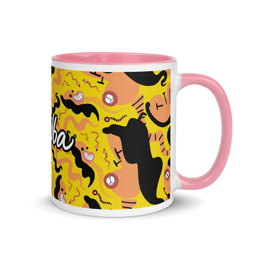 Miniatura: WormWorldWow - Mug with Color Inside