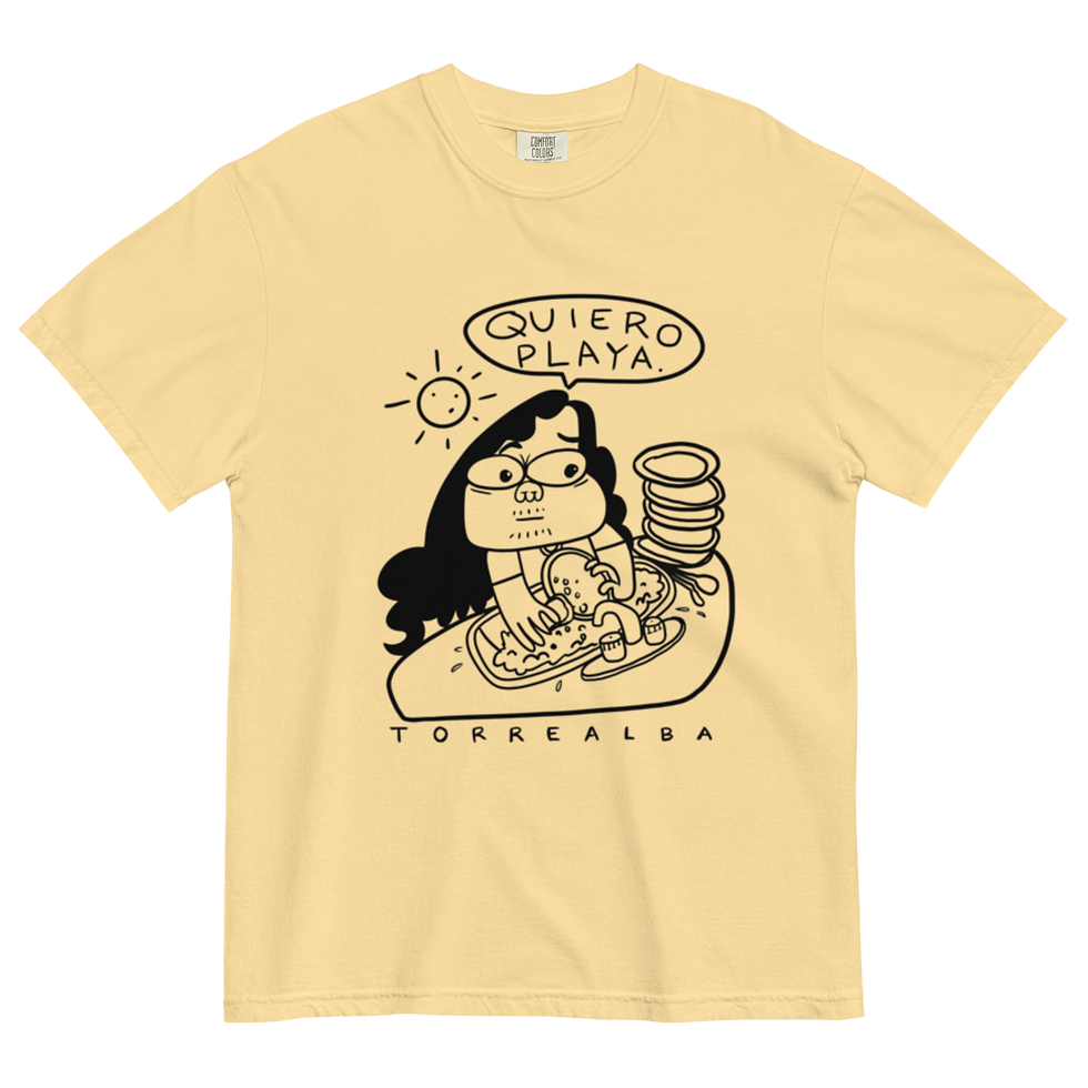 Thumbnail: QUIERO PLAYA - Light Color Unisex T-shirt
