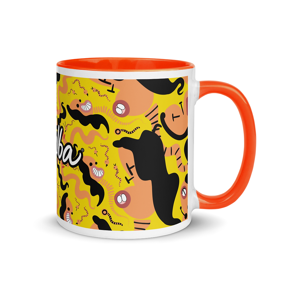 Miniatura: WormWorldWow - Mug with Color Inside