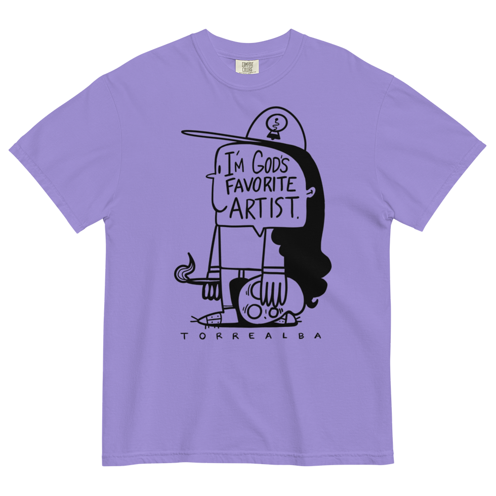 Thumbnail: I'M GOD'S FAVORITE ARTIST - Light Color Unisex T-shirt