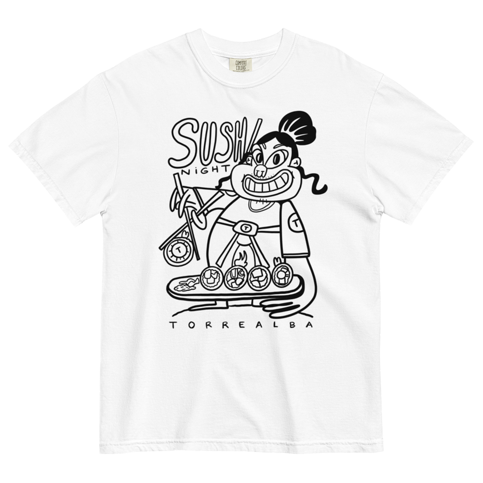 Miniatura: SUSHI NIGHT - Light Color Unisex T-shirt