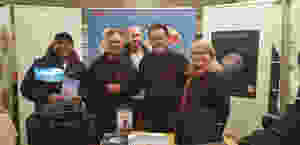 Notre équipe sur le stand SIM