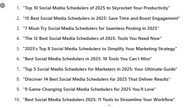 Generating meta titles using ChatGPT-prompt03