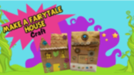 craft using paper bag and paint to make a fairytale house, creative, sequencing, problem solving, friendship