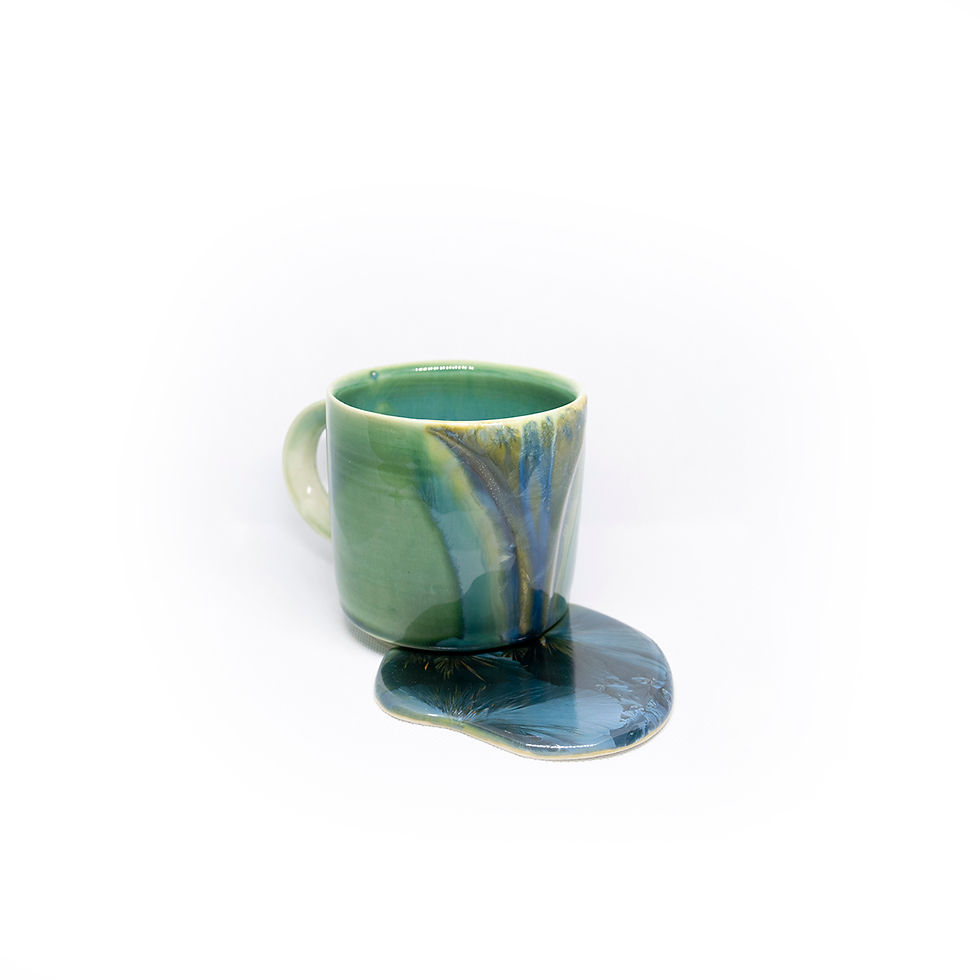 Thumbnail: Brown-Blue Ceramic Mug
