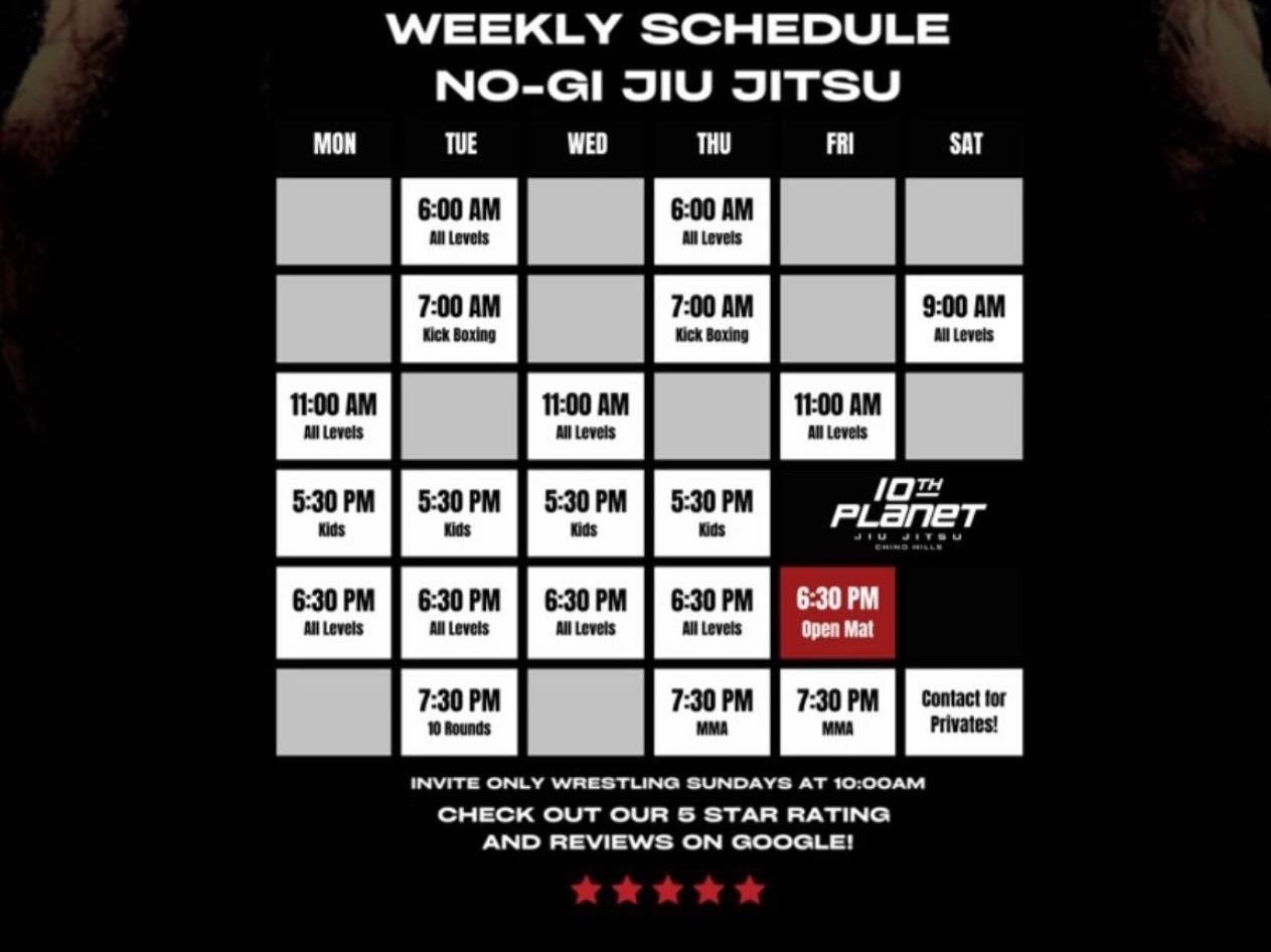 10th Planet Jiu Jitsu Chino Hills facility image