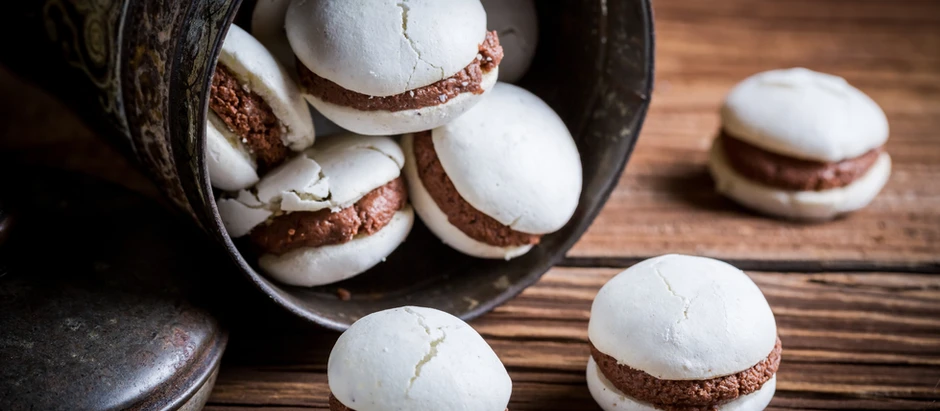 Mormors recept på chokladmacarons  