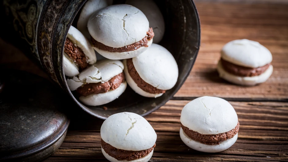 Perfectos macarons de chocolate