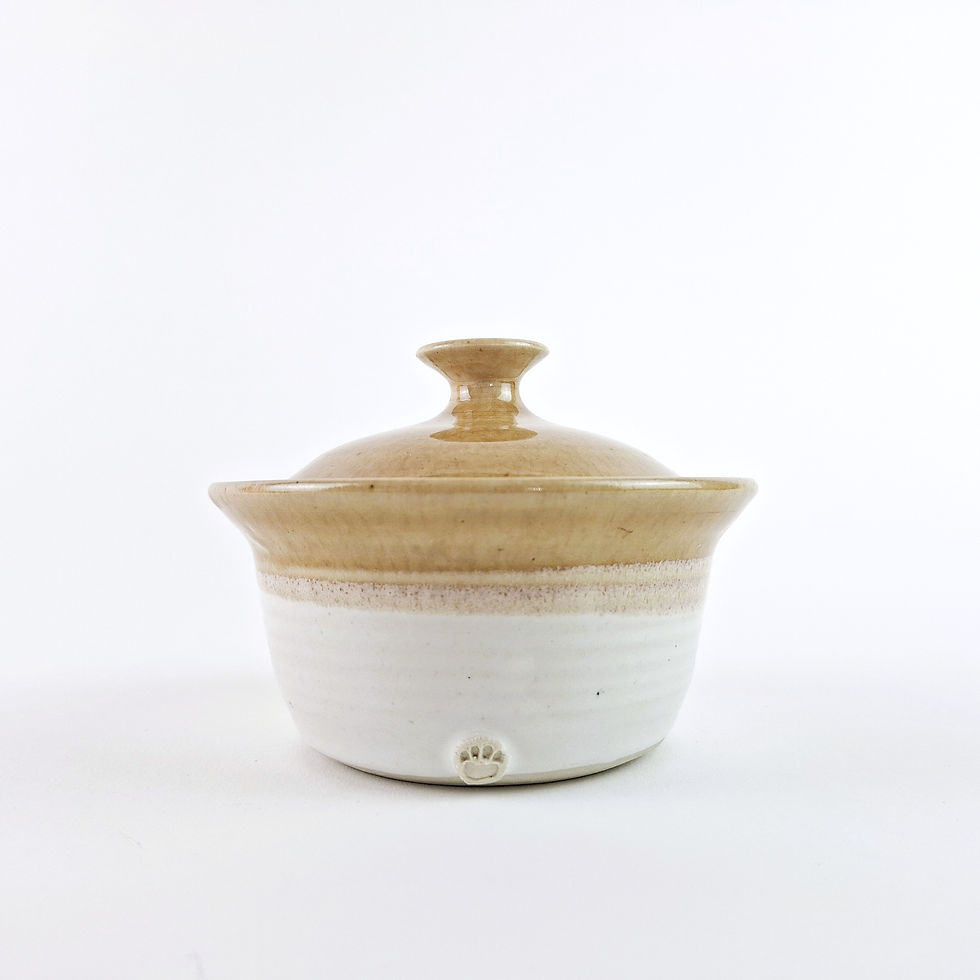 Thumbnail: 1980's Australian Artisan Lidded Bowl by Wendy Franks