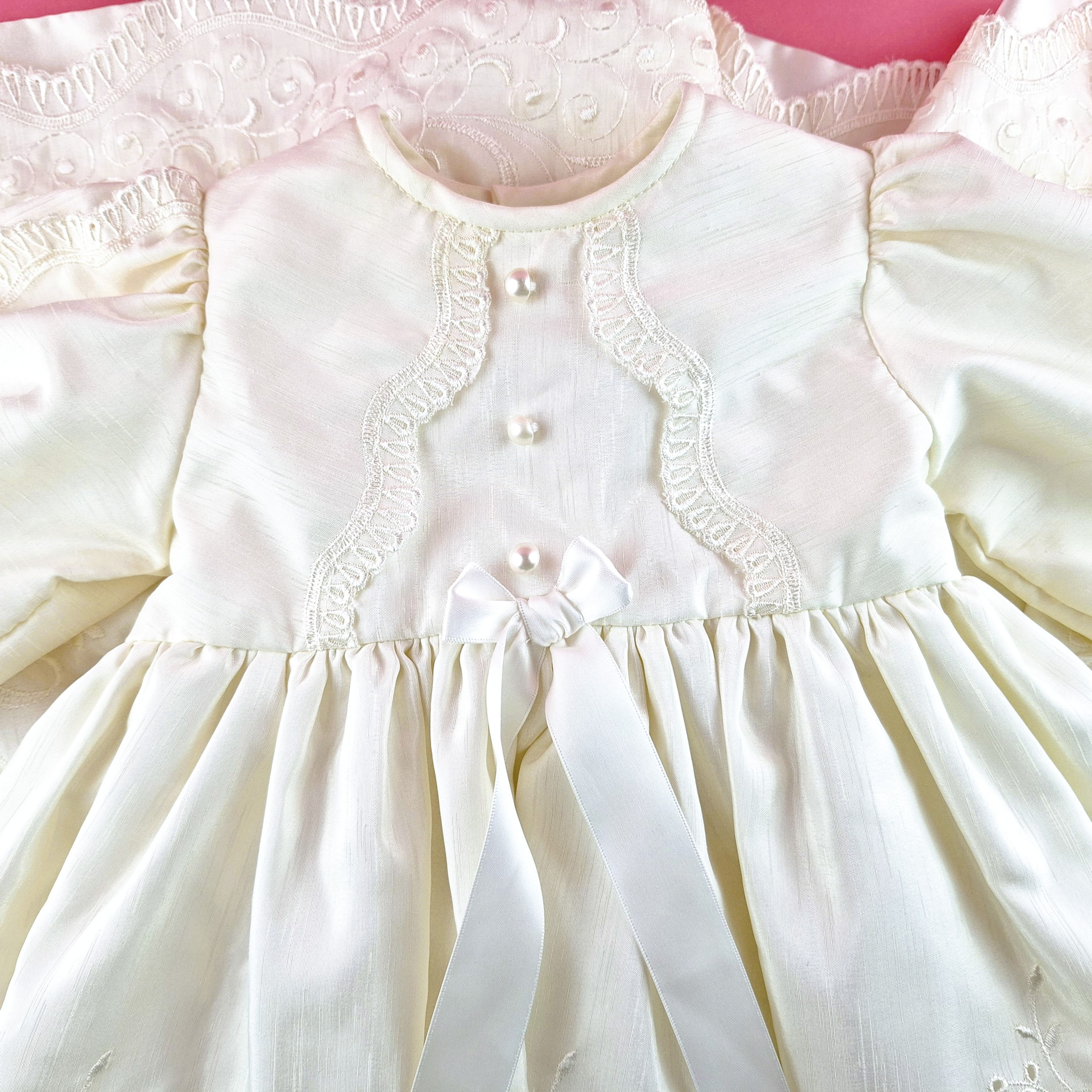 1990's Classic English Christening Gown