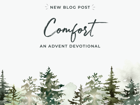 Comfort: an advent devotional