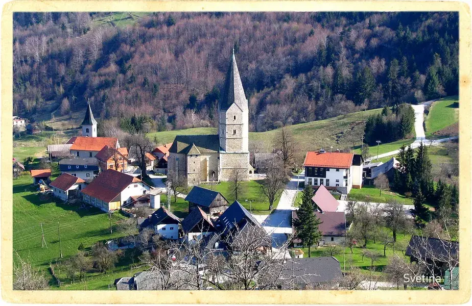 Nearby mountain village Svetina