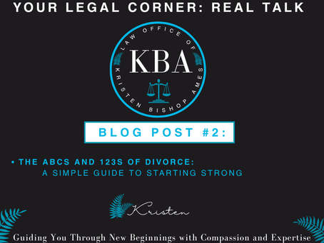 The ABCs and 123s of Divorce: A Simple Guide to Starting Strong