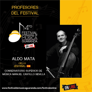 Aldo Mata cello festival Guaranda
