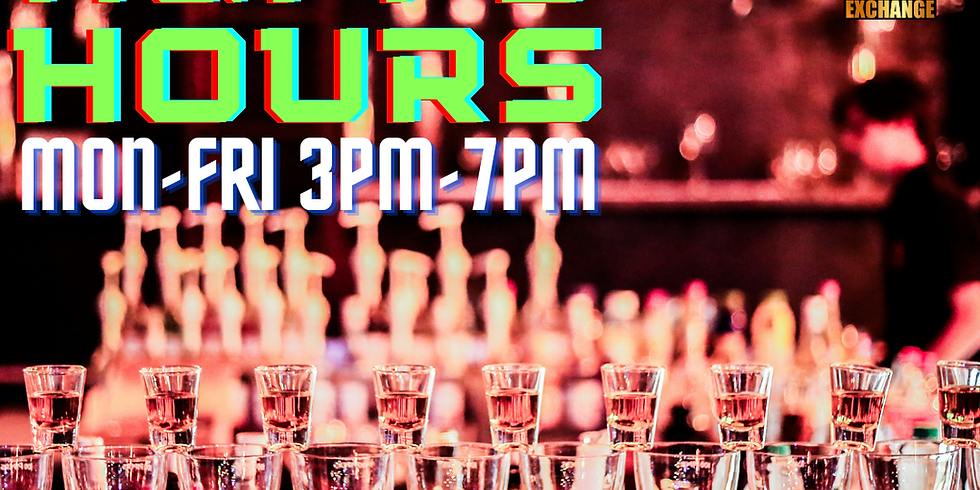 Happy Hours - Mon to Fri