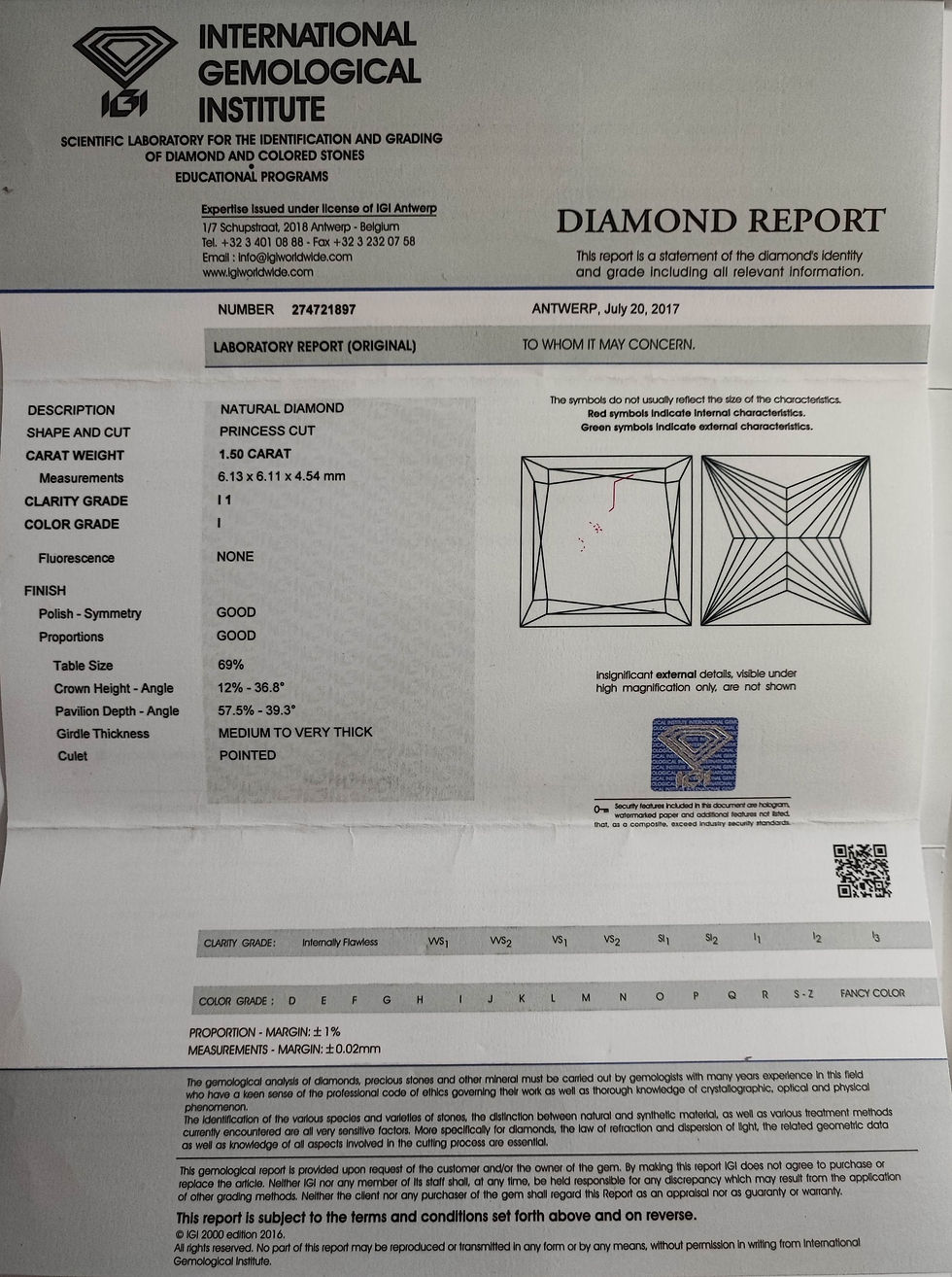 Thumbnail: פרינסס קלאסי 1,50 קרט