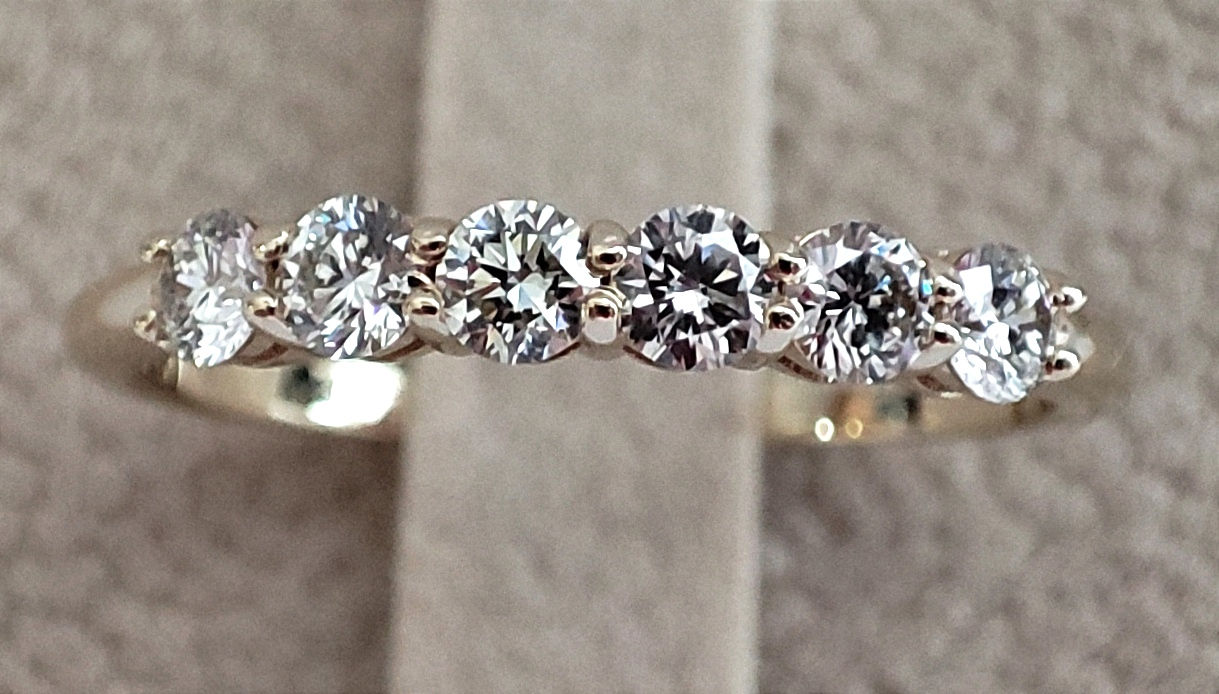 טבעת  יהלום כ 0.58 קרט