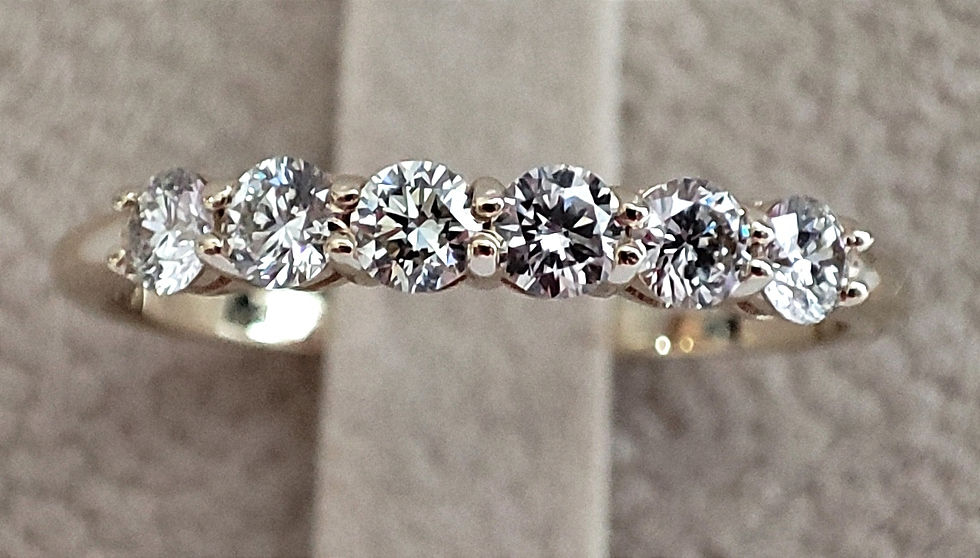 טבעת יהלום כ 0.58 קרט