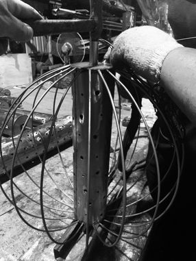 鋼雕創作-澎湖燈光節風動球作品