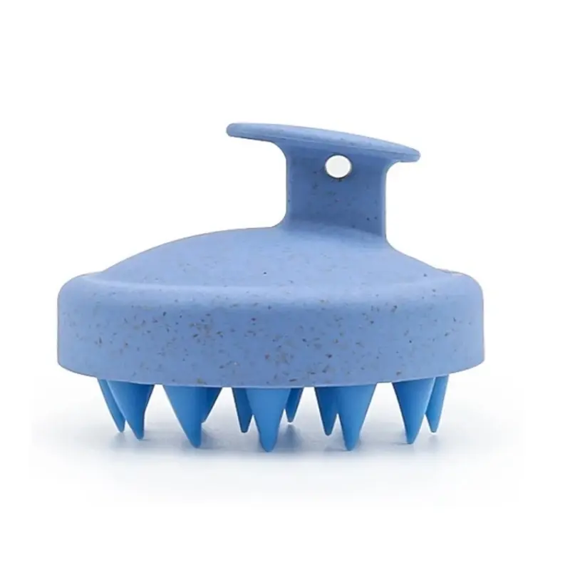 Thumbnail: Silicone Shampoo Brush Head Scalp Massage Comb Hair Washing Comb Body Massage Br