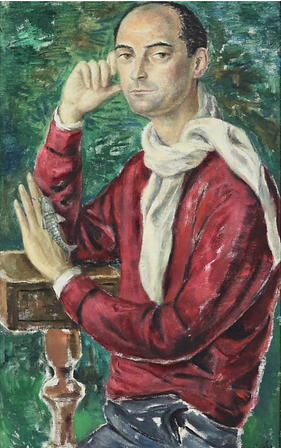 Gisèle d’Ailly van Waterschoot van der Gracht - Portret van Ernst Lampe
