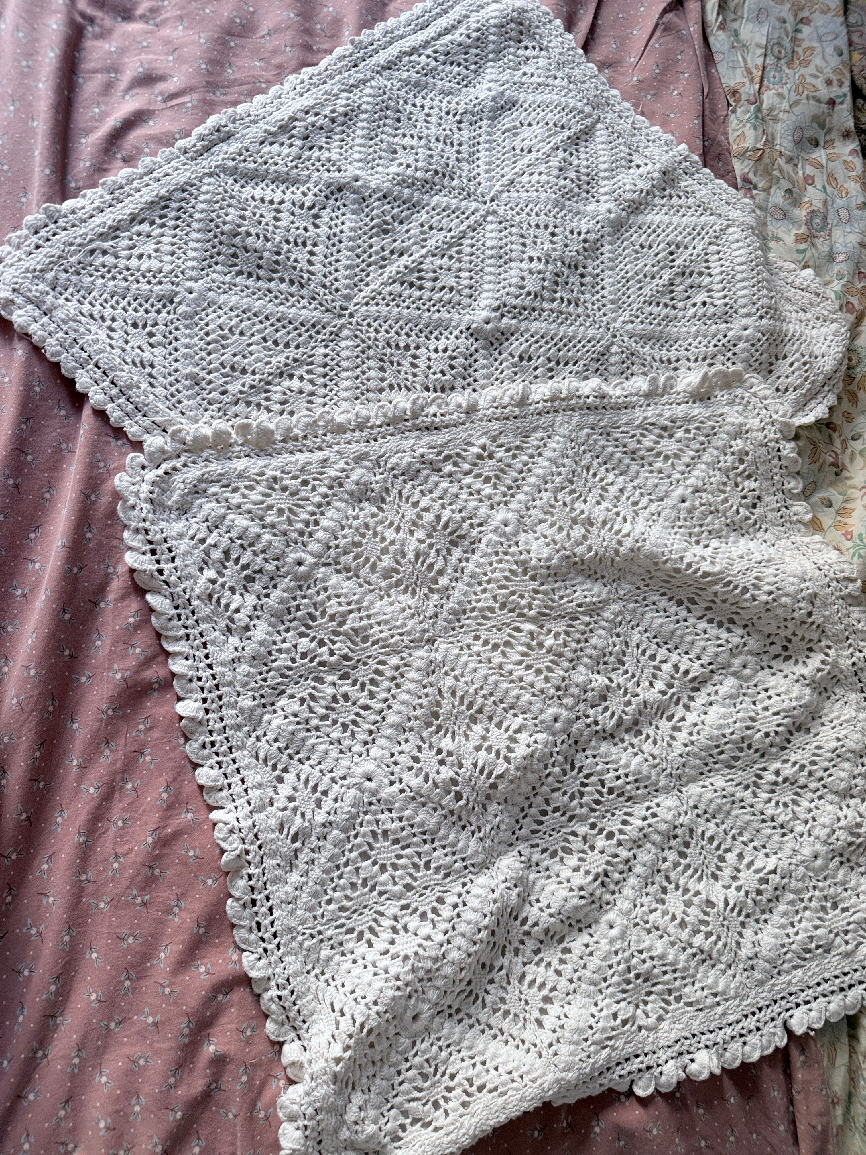 Paire de housse de coussin en crochet