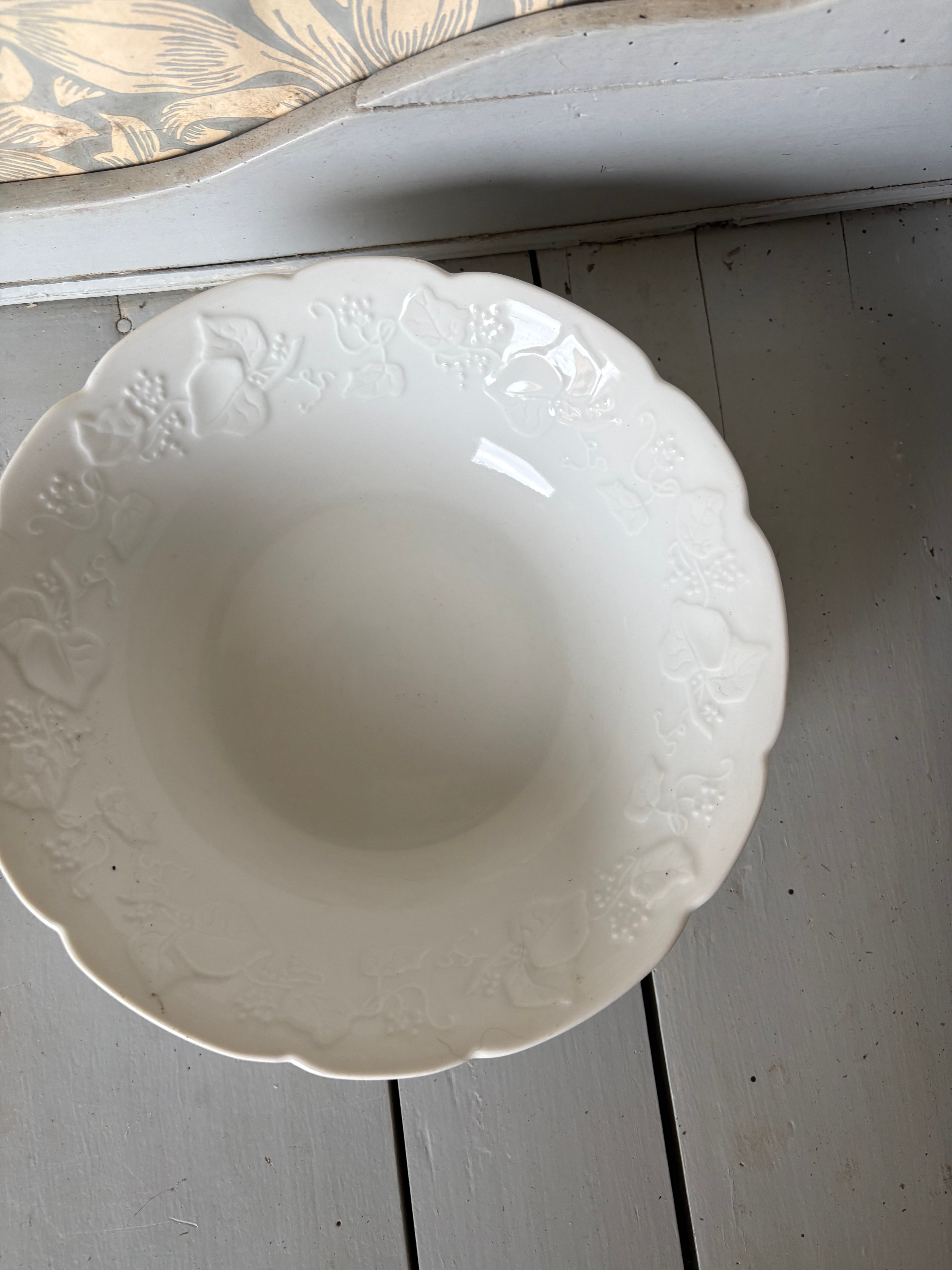 Saladier vigne porcelaine