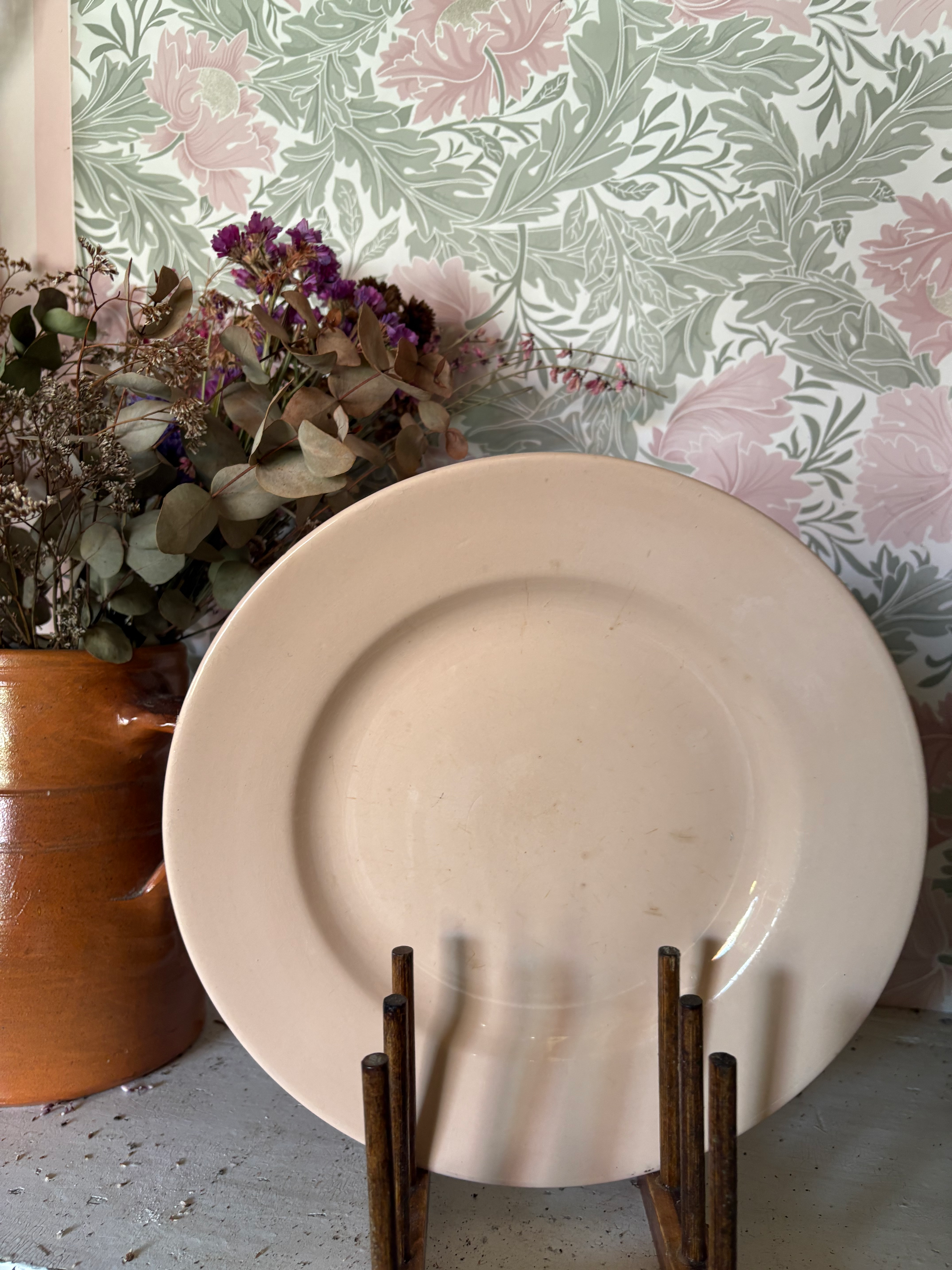Plat rose pâle