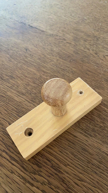 Patère en bois